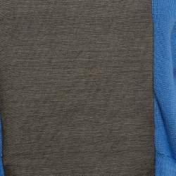 Marni Colorblock Rib Knit Elasticized Waist Top M