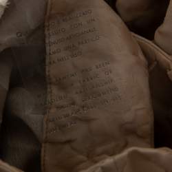 Pre Owned Marni Beige Textured Jacquard Long Sleeve Lightweight Coat M