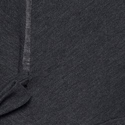Marni Grey Wool Knit Tie Back Detail Flared Top M