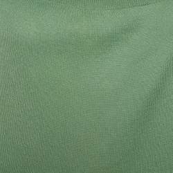 Marni Green Cotton Knit Button Front Top L