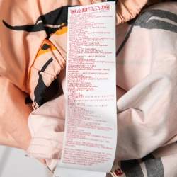 Pre Owned Marni Pink Floral Print Cotton Wide-Leg Trousers M