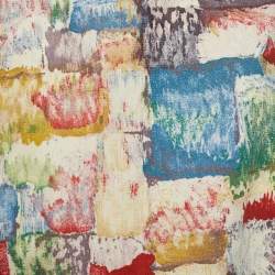 Pre Owned Marni Multicolor Printed Cotton & Linen Open Front Long Shrug M