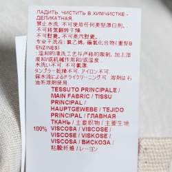 Pre Owned Marni Grey Neoprene Asymmetrical Mini Skirt M