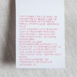 Pre Owned Marni Grey Neoprene Asymmetrical Mini Skirt M