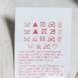 Pre Owned Marni Grey Neoprene Asymmetrical Mini Skirt M