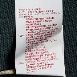 Pre Owned Marni Dark Green Wool Pleated Culottes S