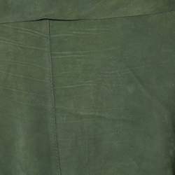 Marni Green Suede Open Front Shrug S