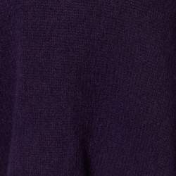 Marni Purple Wool Knit Turtle Neck Sweater M