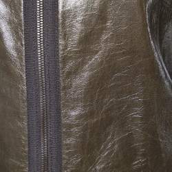 Marni Dark Brown Sheepskin Leather Jacket S