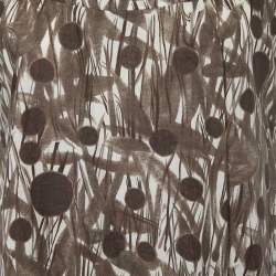 Pre Owned Marni Brown Printed Cotton Sleeveless Top M