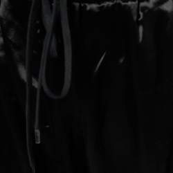 Pre Owned Marni Black Sateen Zip Hem Detail Jogger Pants M