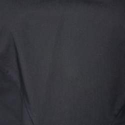 Pre Owned Marni Charcoal Grey Cotton V Neck Top M