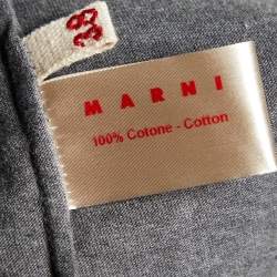 Pre Owned Marni Grey Cotton Racerback Top S