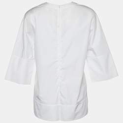 Pre Owned Marni White Cotton Top M