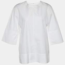 Pre Owned Marni White Cotton Top M