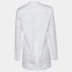Pre Owned Marni White Cotton Button Front Long Shirt S