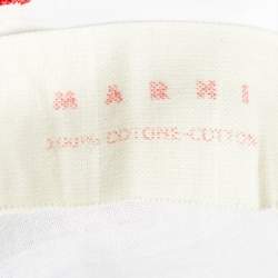 Pre Owned Marni White Cotton Sleeveless Top M