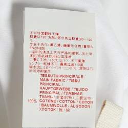 Pre Owned Marni White Cotton Collared Top M