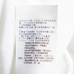 Pre Owned Marni White Cotton Pleated Hem Tank Top S