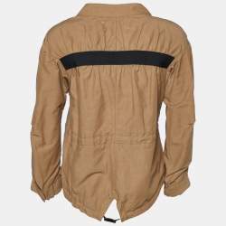 Marni Brown Cotton Zip Front Jacket S