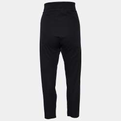 Marni Black Cotton Elastic Waist Trousers S