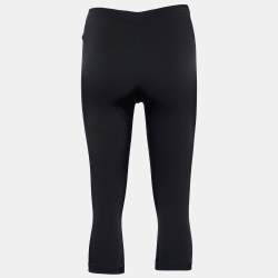 Pre Owned Marni Black Knit Cropped Leggings S