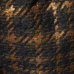 Marni Black Lurex Wool & Knit Paneled Tapered Pants S