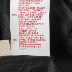 Pre Owned Marni Navy Blue Wool Trousers L