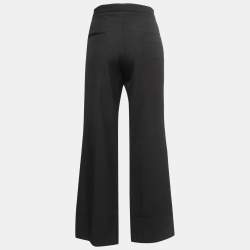Pre Owned Marni Black Wool Tailored Trousers M