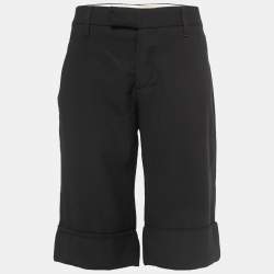 Marni Black Wool Bermuda Shorts M