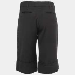 Marni Black Wool Bermuda Shorts M