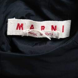 Pre Owned Marni Black Synthetic Cap Sleeve Top S