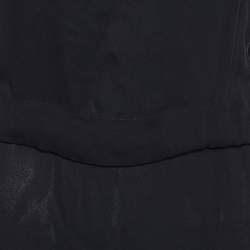 Pre Owned Marni Black Belted Waist Sleeveless Midi Dress M