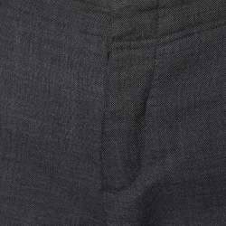Marni Charcoal Grey Wool Tapered Leg Pants S