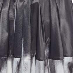 Pre Owned Marni Black Printed Nylon Mini Skirt S