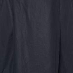 Pre Owned Marni Black Cotton Pleated Detail Mini Skirt M