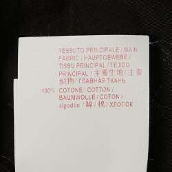 Pre Owned Marni Black Cotton Sleeveless Peplum Top S