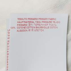 Pre Owned Marni Multicolor Floral Print Cotton Straight Leg Trousers M