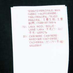 Pre Owned Marni Green Wool Long Sleeve High Low Sweater S