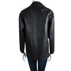Marni Black Leather Jacket S
