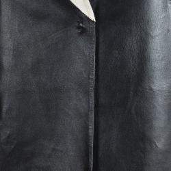Marni Black Leather Jacket S