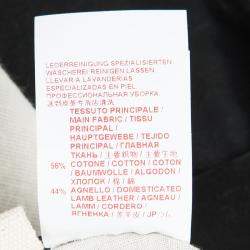 Marni Black Leather Jacket S