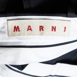 Marni Black Wool Tailored Trousers S