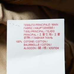 Marni Beige Cotton Tailored Trousers S