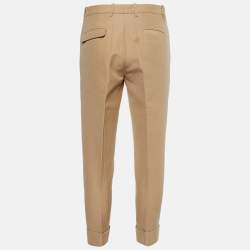 Marni Beige Cotton Tailored Trousers S