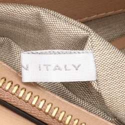 Marni Beige Leather Push Lock Flap Shoulder Bag
