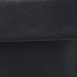 Pre Owned Marni Navy Blue Leather Flap Clutch