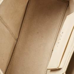 Marni Cream Leather Toggle Shoulder Bag