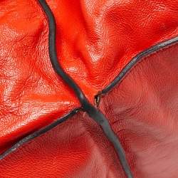 Marni Red Leather Soft Trunk Shoulder Bag