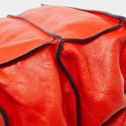 Marni Red Leather Soft Trunk Shoulder Bag